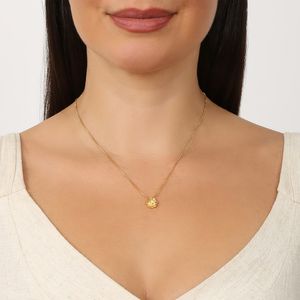 Colar com Pingente de Flor