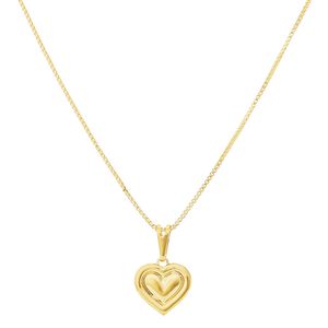 Colar com Pingente de Coração
