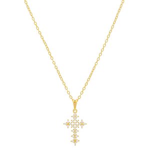 Colar com Pingente Crucifixo