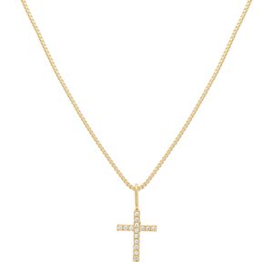 Colar com Pingente de Crucifixo