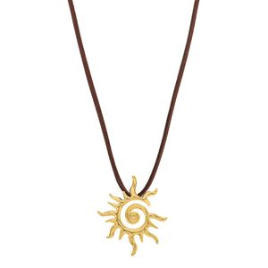 Colar com Pingente de Sol
