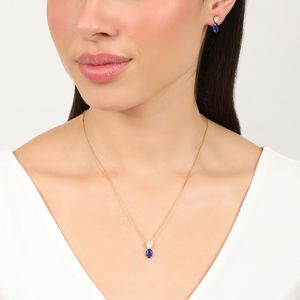 Conjunto com Pedras de Vidro