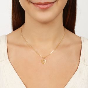 Colar com Pingente de Coração