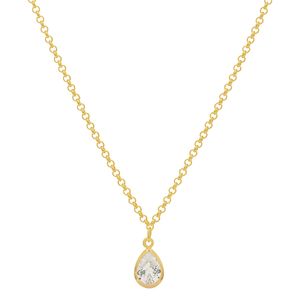 Colar com Pingente de Gota