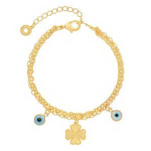 Pulseira com Olhos Gregos